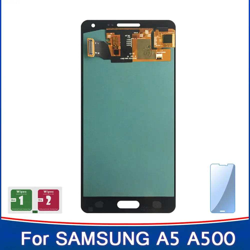 Оригинальный AMOLED ЖК дисплей для SAMSUNG Galaxy A5 2015 A500 A500F A500FU A500H A500M сенсорный экран