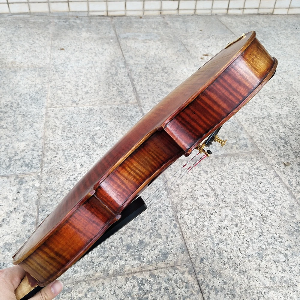Копия Stradivarius 1716 100% Топ масляный лак ручной работы скрипка 4/4 3/4 твердая древесина