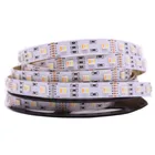 Светодиодная лента 5 м RGB + CCT RGBWW 5050 60 светодиодовметр 12 В 24 В 5 в 1 чипы W + RGB + WW Гибкая двойная белая светодиодная лента с регулировкой температуры