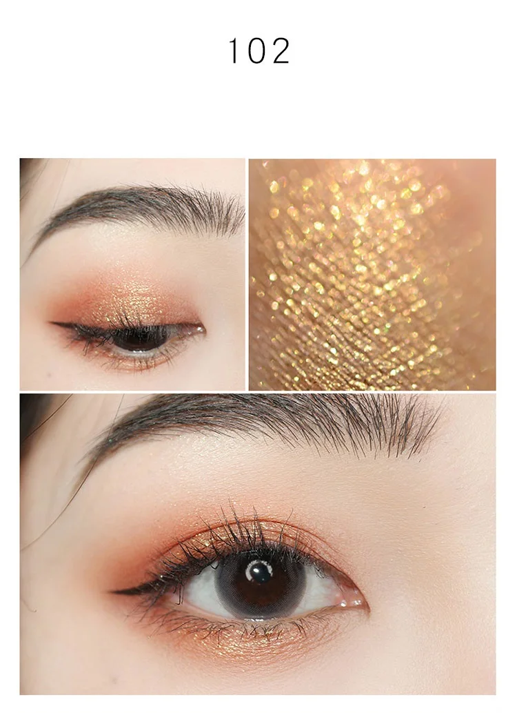 Сияющие матовые DuoChrome тени для век Палитра голографические блестящие