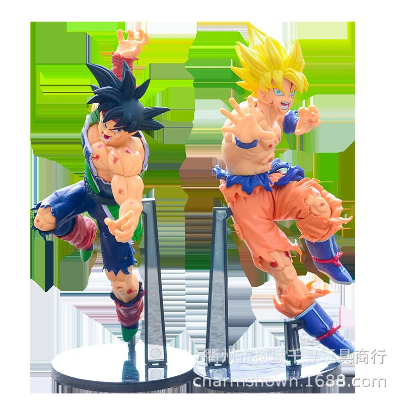 

22CM Dragon Ball Anime Figure Goku and Burdock Figure Brinquedos Figure toy