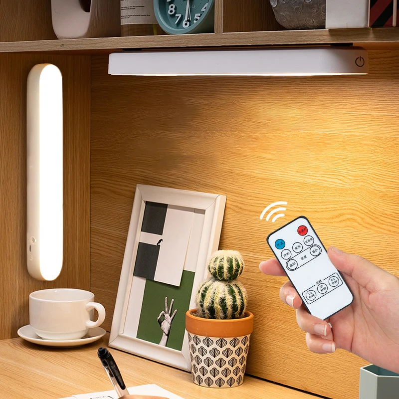 Настольная лампа с дистанционным управлением светодиодный светильник для шкафа