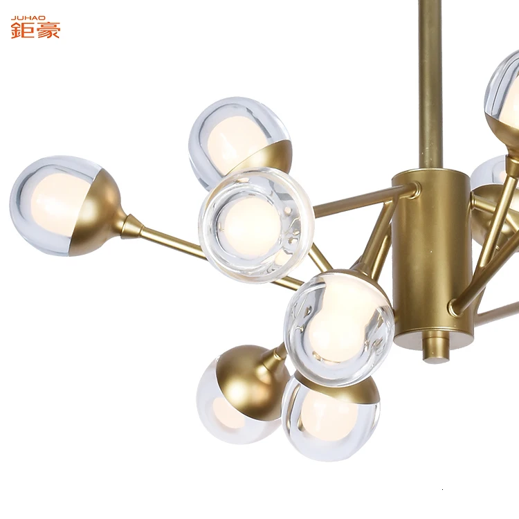 12 украшения алюминиевые лампы пузыри современный мульти светодиодный