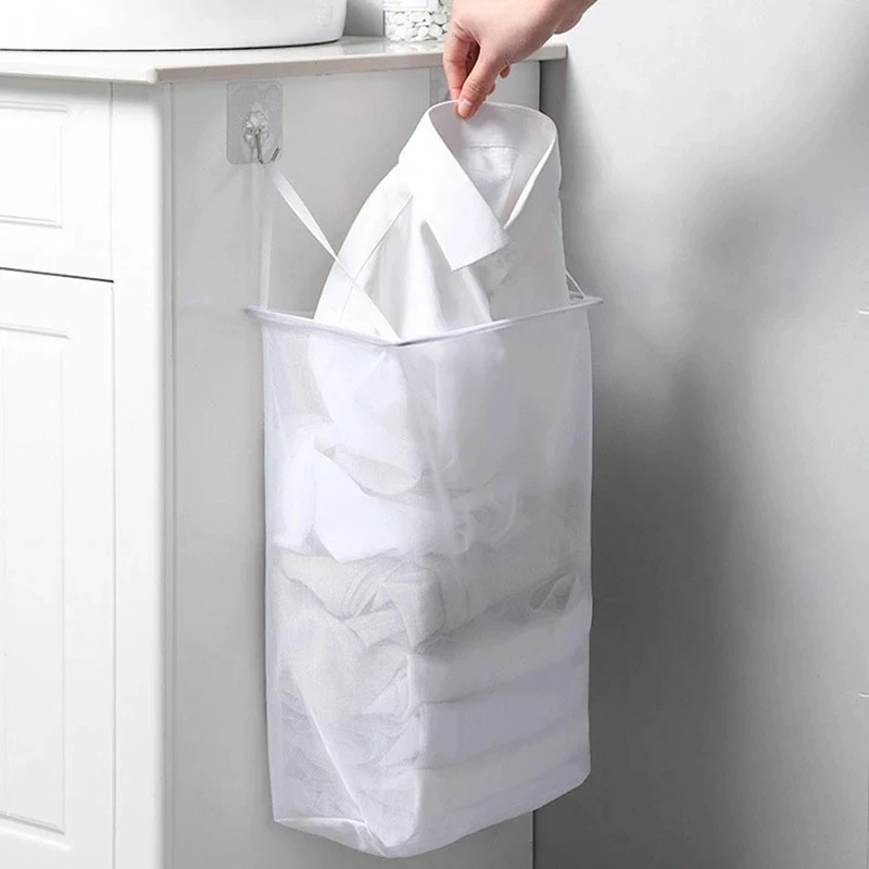 Мешки для стирки настенные несперфорированные корзины грязной одежды в туалете