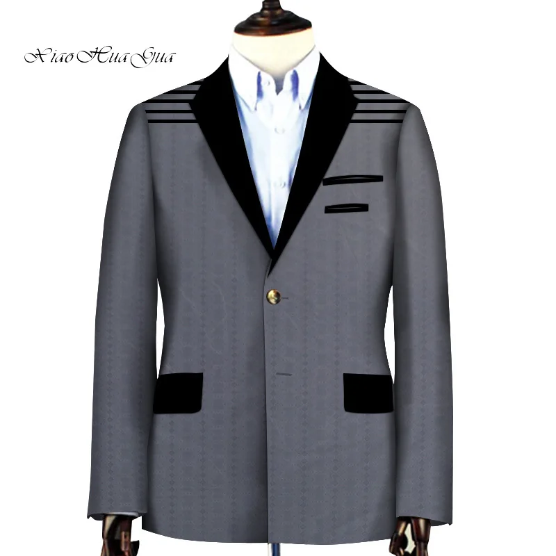 Мужские модные вечерние костюмы с блейзером пиджак в африканском стиле Дашики