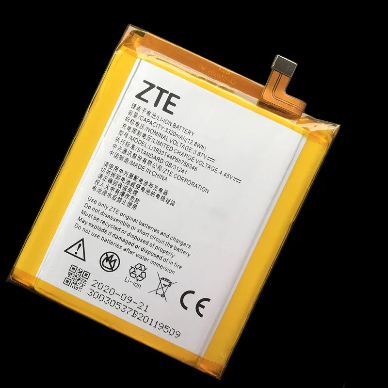 Оригинальный новый аккумулятор 3320 мА/ч Li3933T44P8h756346 для ZTE Axon 7 5 дюйма A2017/ A2017U/A2017U с