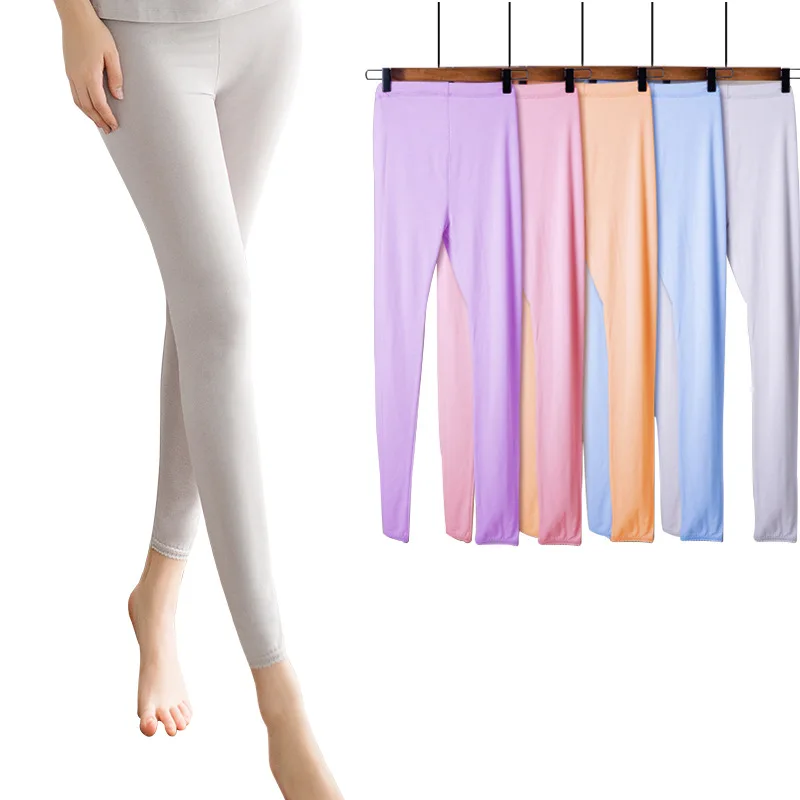 

Pregnant Women Thickening Nursing Confinement Clothing Thermal Underwear Autumn and Winter Modal Cotton Thermal Pants Pajamas