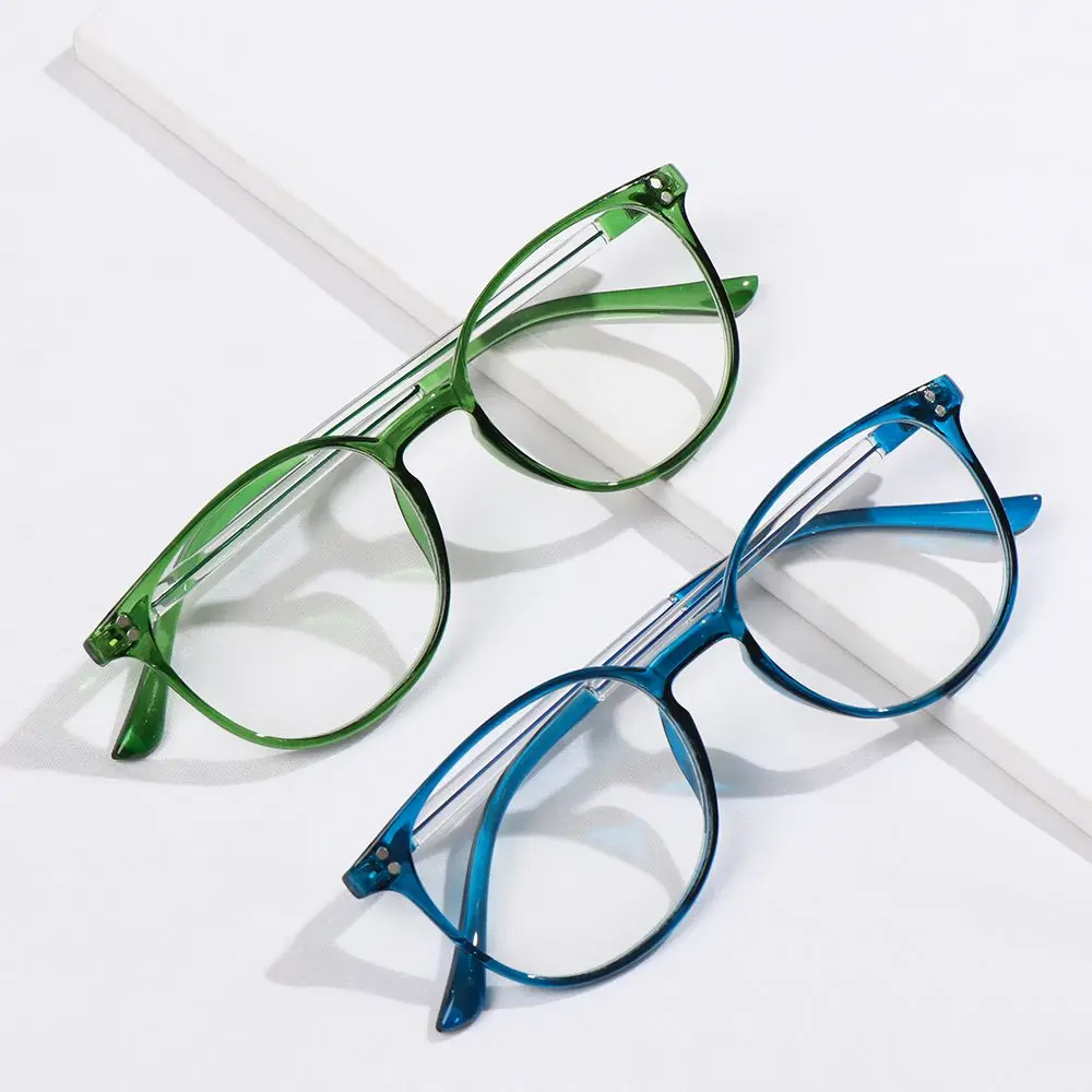 

+100~+400 Portable Ultralight High-definition Eyeglasses Reading Glasses Presbyopic Glasses PC Frames