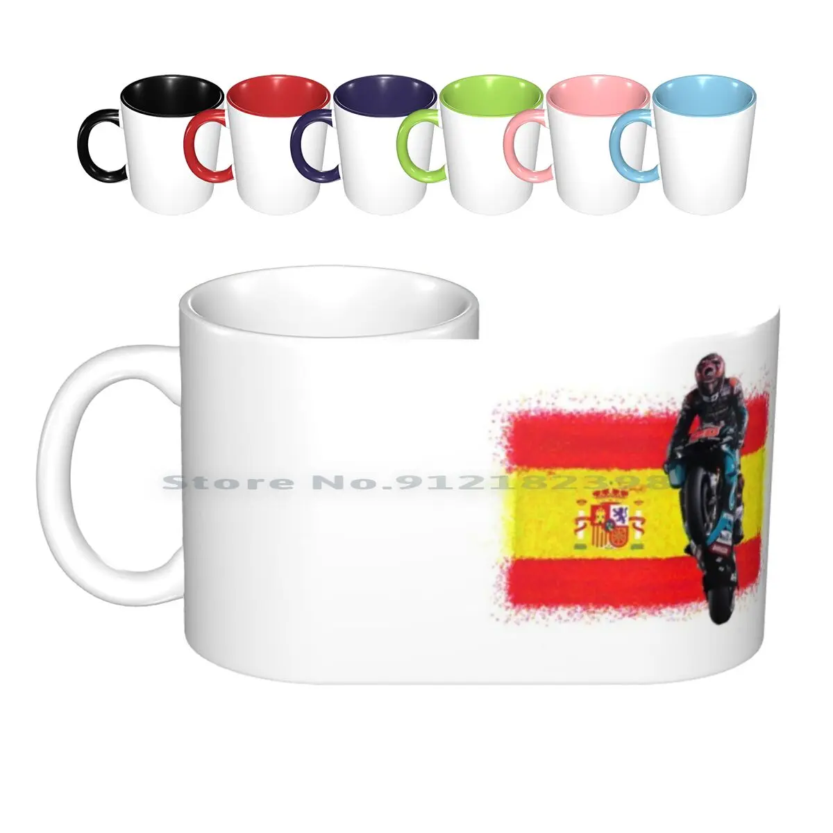 

Ceramic Mugs Coffee Cups Milk Tea Mug Motorbike Creative Trending Vintage Gift Bottle Cup