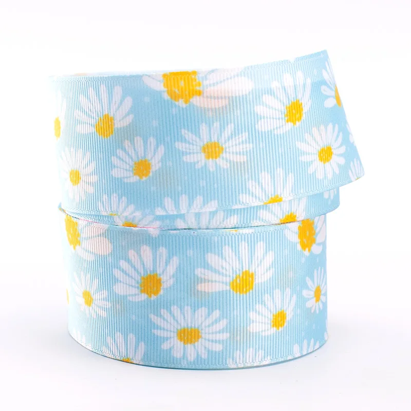 10 ярдов в рубчик/атласная лента цветы|Ленты для шитья| |