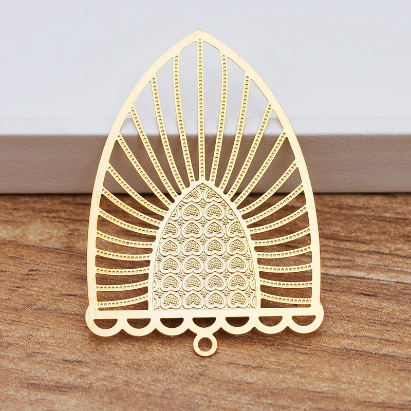 Серьги и подвески из филиграни 38x26 мм фурнитура для поделок сделай сам винтажные