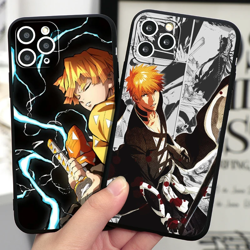 Fundas для iPhone 12 11 Pro XS Max X XR 5 5S 6 6S 7 8 Plus Чехлы холодный аниме чехол SE 2020 х
