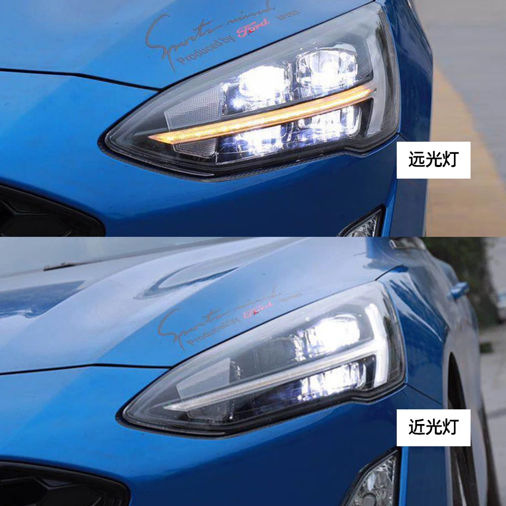 CSGJMY 2 шт. автомобильный Стайлинг для Ford Focus 2019 головной светильник s все
