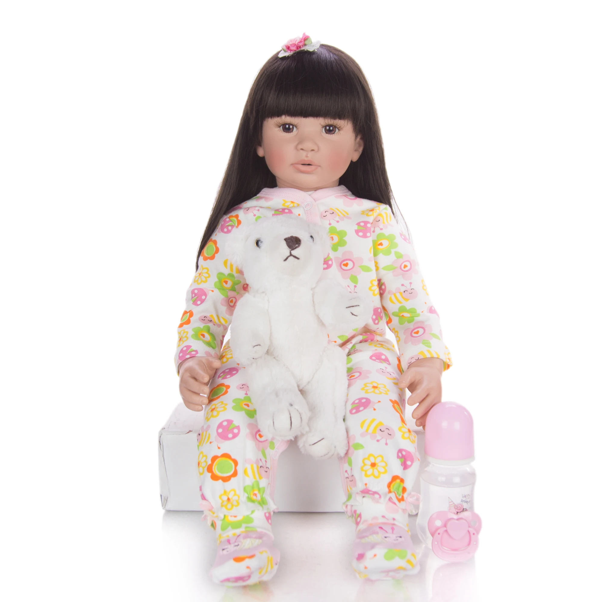 KEIUMI 2020 новейшие 24 &quotДетские куклы Reborn игрушки 60 см Силиконовые Menina принцесса