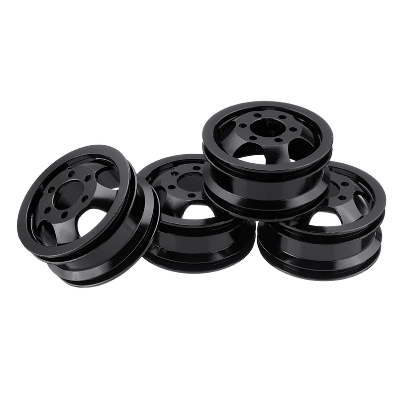 

2 Set RC Car Part:1 Set Metal Wheel Rim Kit Wheel Hub & 1 Pcs Metal Chassis Frame Car Shell Suspension Bracket Kit