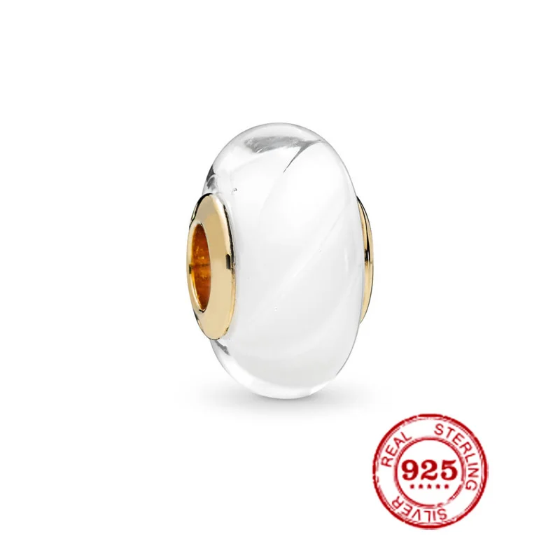 Модная подвеска Стерлинговое Серебро оригинал 1:1 королева пчела зажим белая