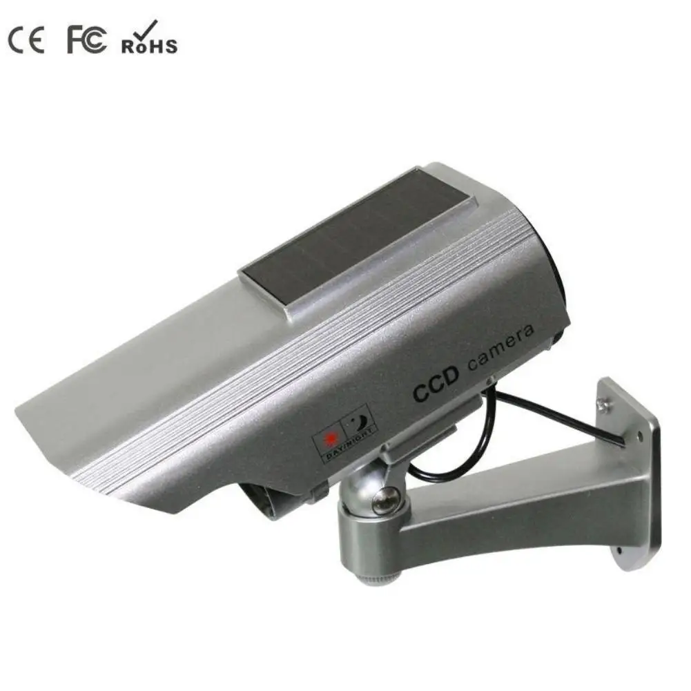 Фальшивый манекен на солнечной батарее камера видеонаблюдения с датчиком