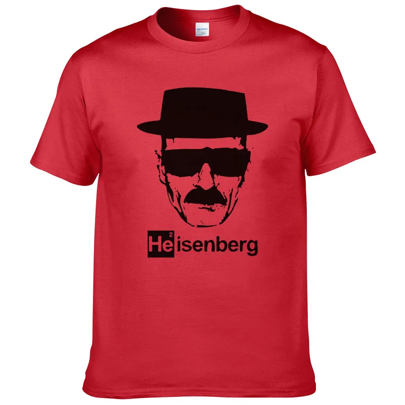 Heisenberg Футболка мужская повседневная хлопковая футболка с коротким рукавом