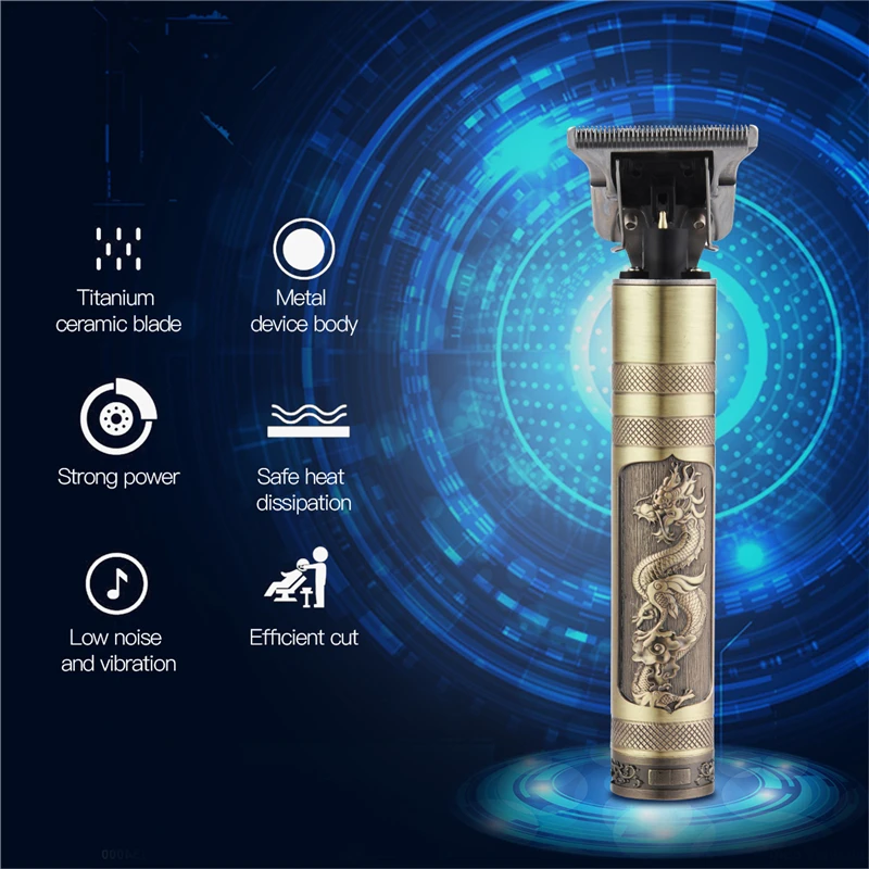 Профессиональная аккумуляторная машинка для стрижки волос T Outliner с функцией