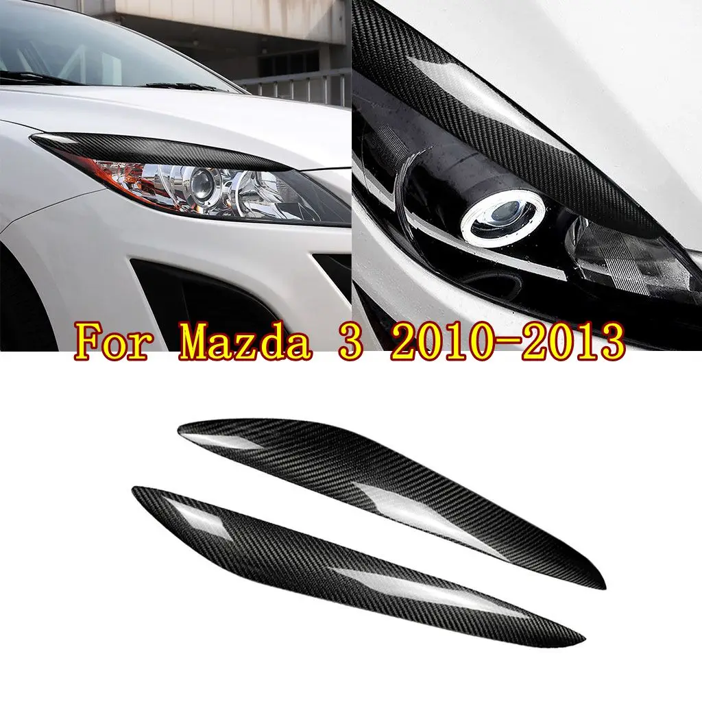 

1 пара, накладки для передних фар Mazda 3 2010 2011 2012 M3