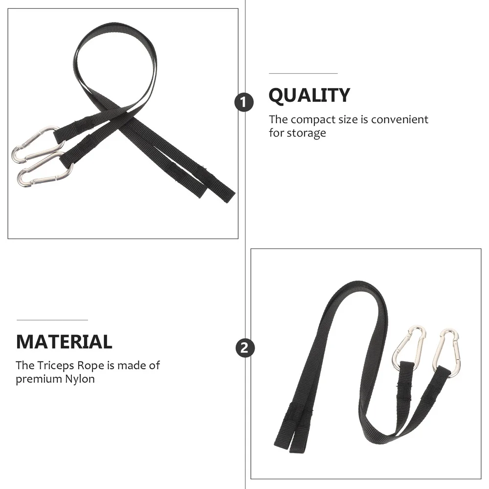 

2pcs Triceps Arm Rope Strength Extension Rope Extensions Fitness Cable