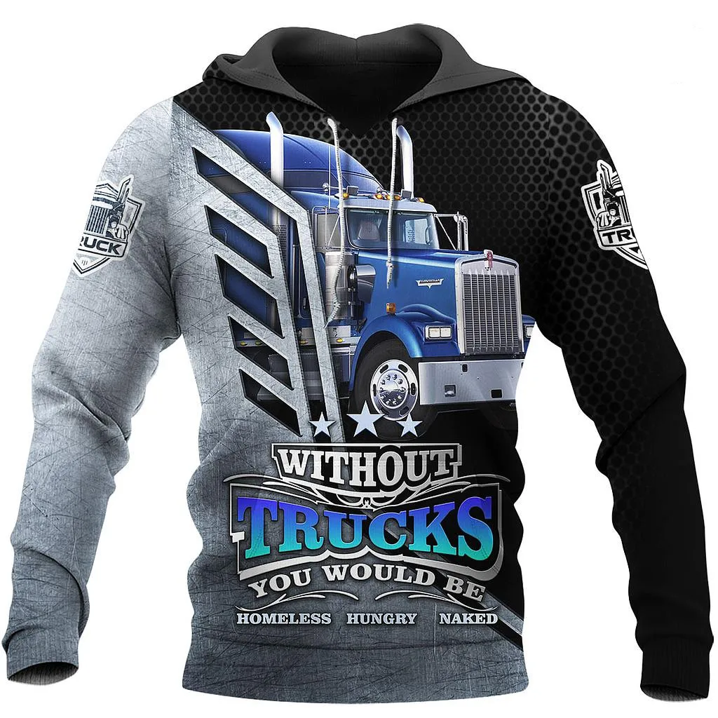 

Новинка 2020, мужская толстовка с капюшоном и 3D-принтом красивого грузовика, повседневные толстовки в стиле унисекс в стиле Харадзюку, Женски...