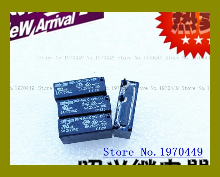 

202N-1AC-C 5A/250VAC 24VDC 202N