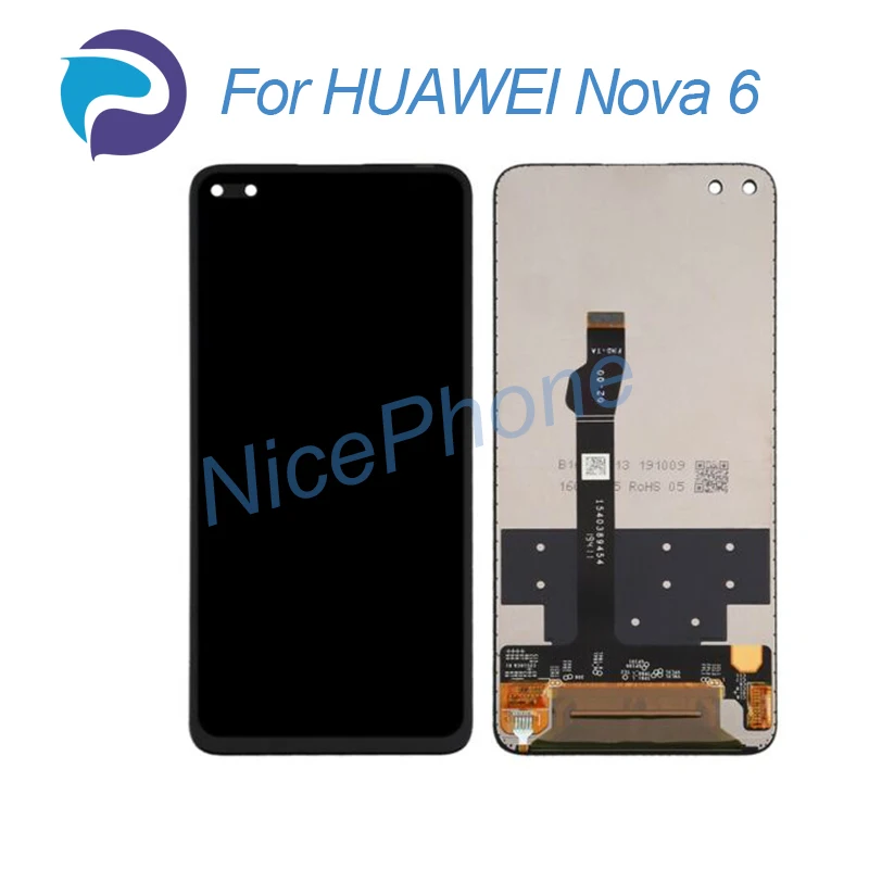 Nova 6 lcd screen + touch digitizer display WLZ-AL10, WLZ-TL10 Nova 6 lcd screen replacement assembly