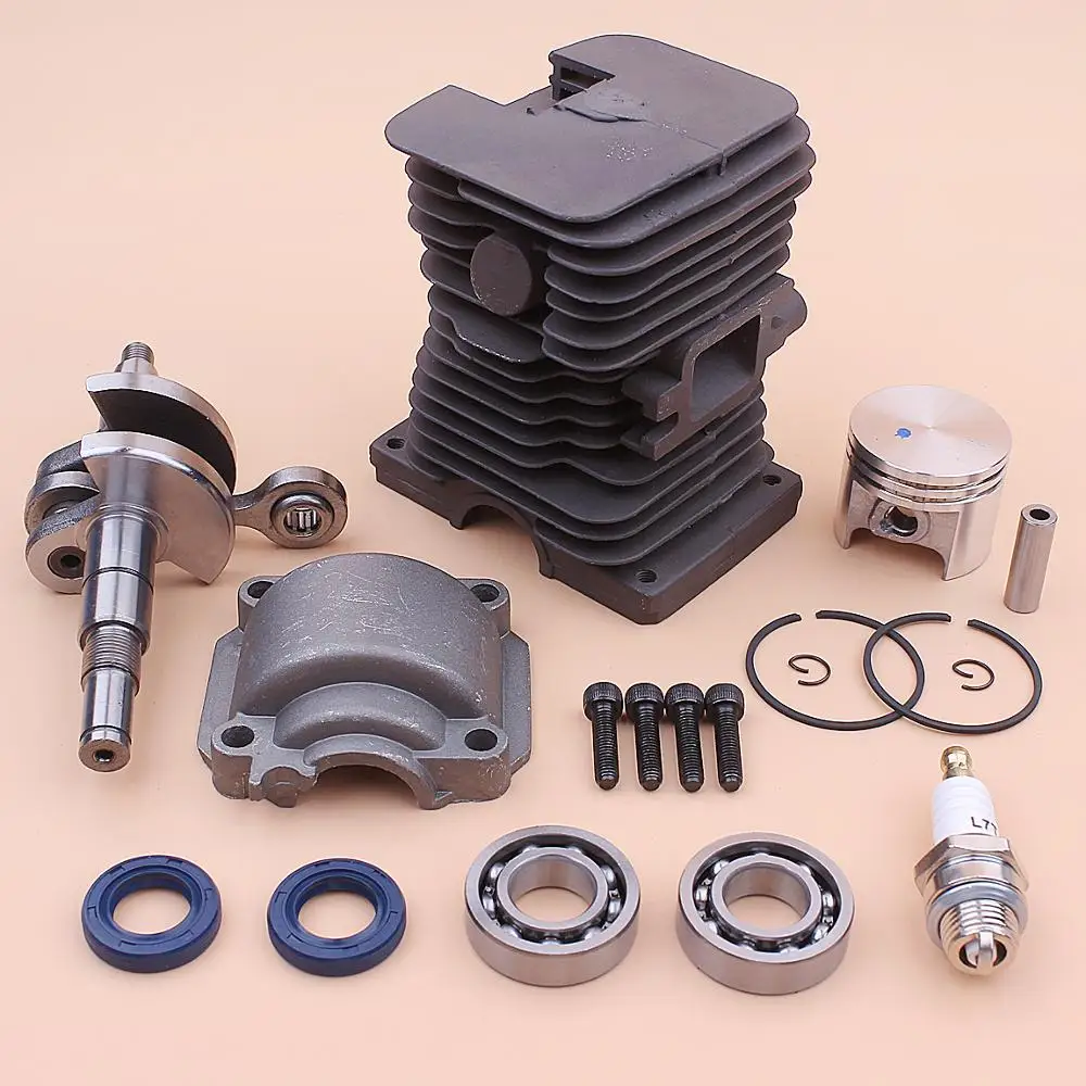 Коленчатый вал 37 мм цилиндр поршневой двигатель подножка комплект для Stihl MS170 017 MS