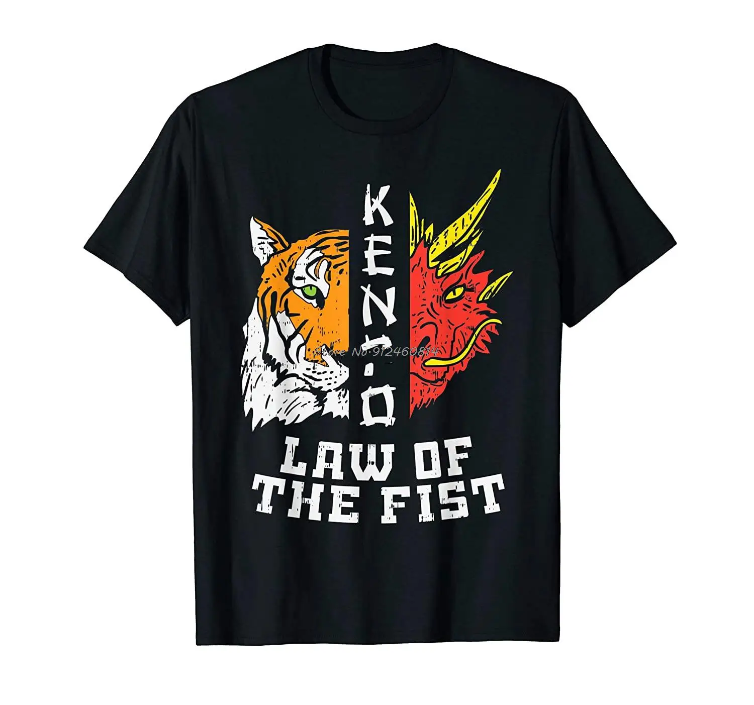 

Kenpo Law Of Fist Tiger Dragon Kempo Karate Men Women Gift T-Shirt Men Cotton O-neck Tshirt Hip Hop Tees Streetwear Harajuku