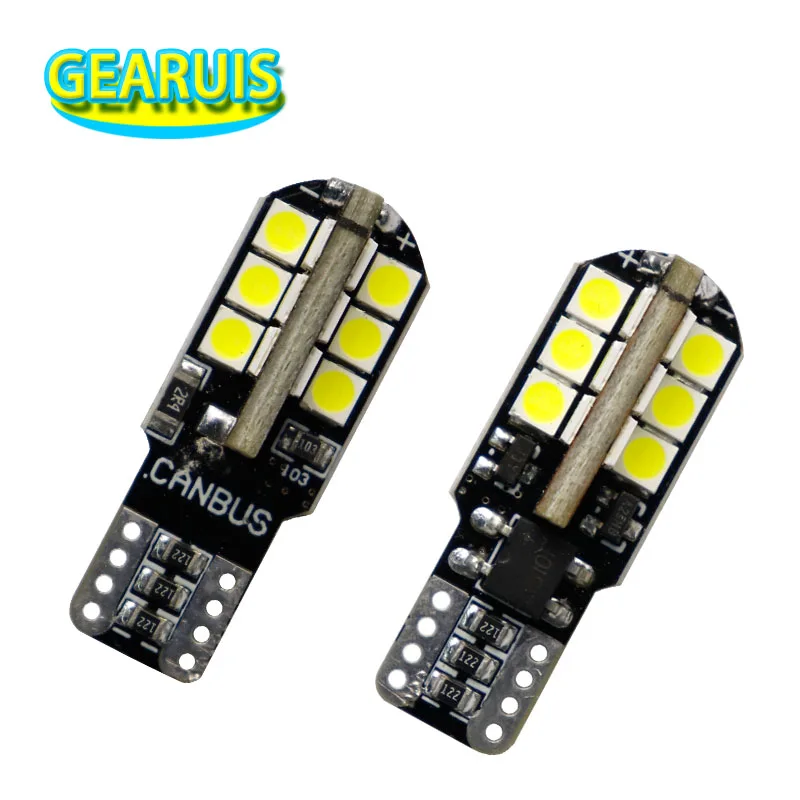 4 шт. 3 6 Вт T10 Canbus 24 SMD 1 3030 светодиодные безотказсветодиодный Неполярные фонарики