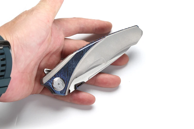 LiBinGEDC, складной нож Raptor Flipper, титановая ручка S90V, лезвие, для улицы, тактические, для кемпинга, ножи для выживания, инструменты для повседневного использования