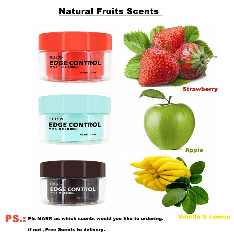 

Sideburns Wax Styling Is Does Finishing Edge No Flake No White Non Greasy Natural And Healthy 24H long-lasting Strawberry flavor
