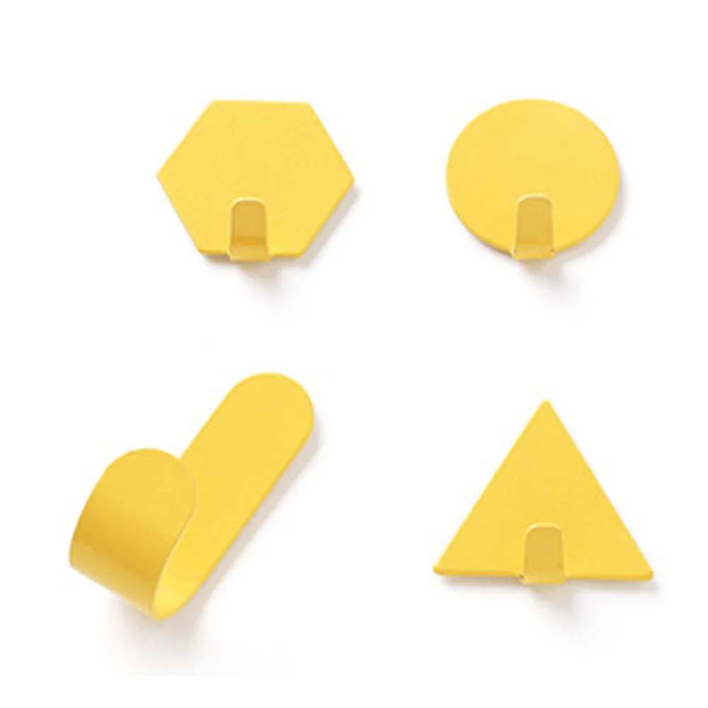 8 шт. в скандинавском стиле клеевой крючок креативный геометрический кованый