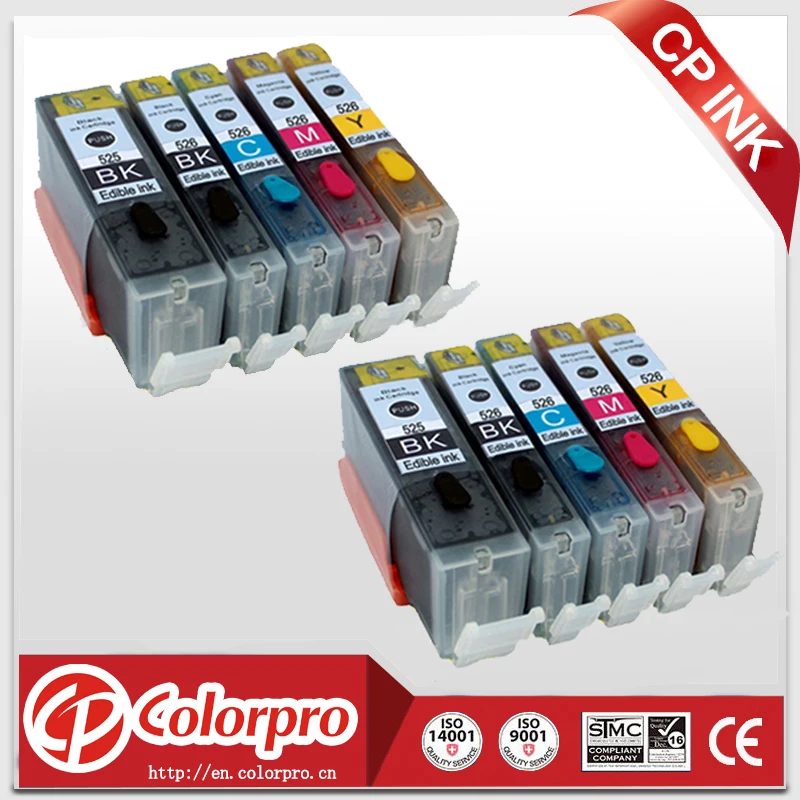 10PK фото для Canon PGI525 CLI526 Pixma MG5150 MG5250 MG6150 MG6220 MG6250 MG8150 MG8220 PGI525XL 525 | Компьютеры и офис