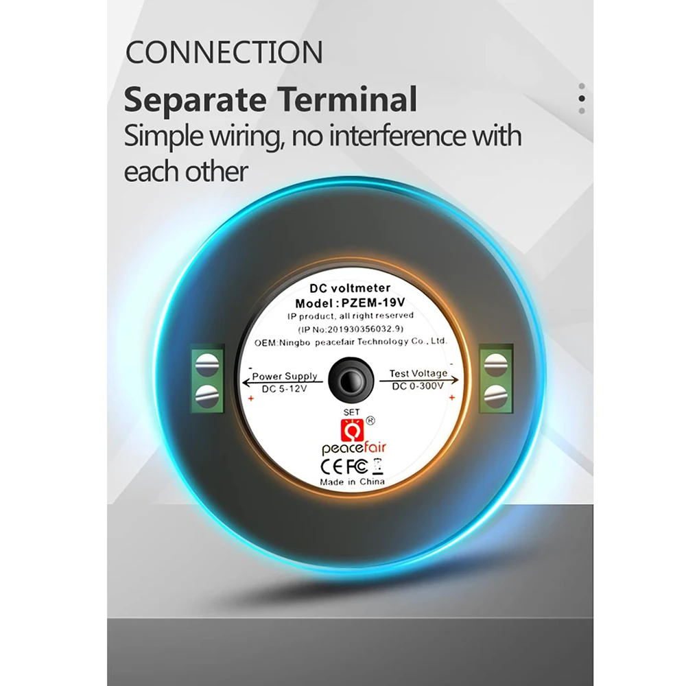 ЖК-дисплей Цифровой вольтметр переменного тока 30-500 В измеритель широкого