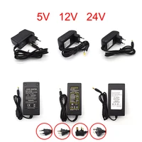 ac adapter 24v power adapter dc 5v 12v 1a 2a 3a 4a 5a 6a 8a converter 220 to 12 5 24 v volt led charger adaptor eu us uk au plug