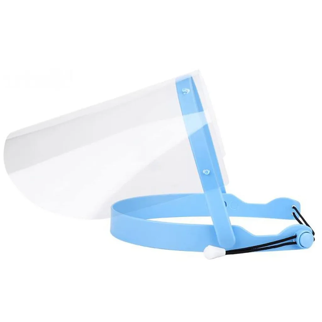 

90 Adjustable kitchen Transparent Anti-Splash Oil Full Face Shield Mask Head-mounted Droplets-proof Empty Top Protective Hat