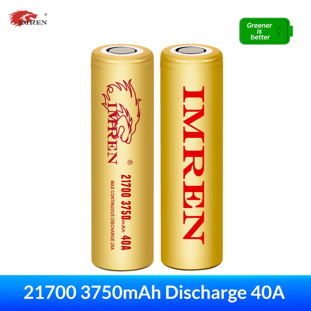 

IMREN новый оригинальный 21700 3,7 в 3750 мАч разряд 40A батарея литий-ионная батарея перезаряжаемая батарея для фонариков налобных фонарей игрушек
