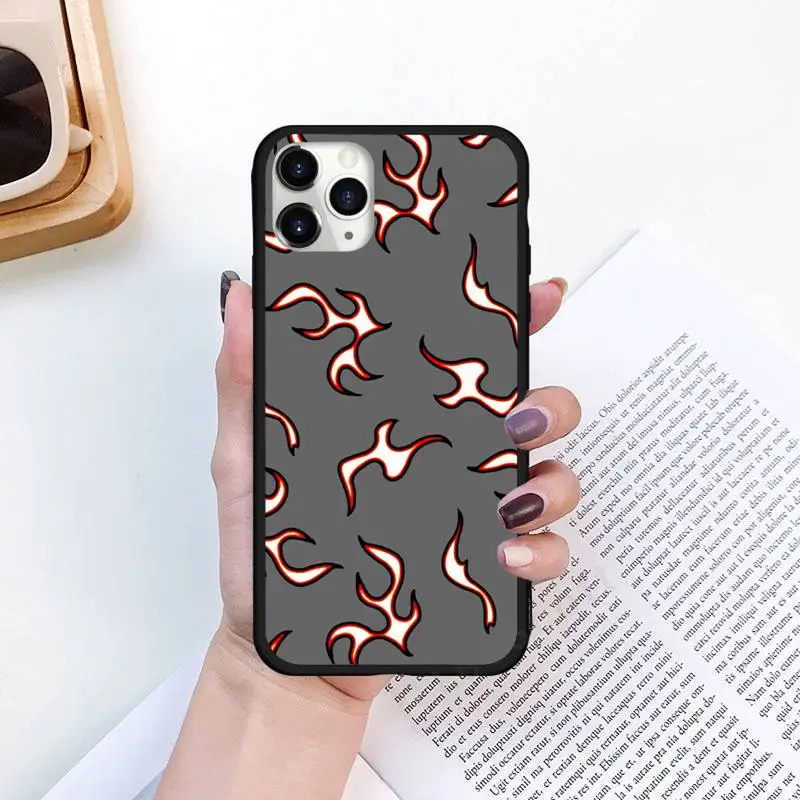 

Blue Flame Fire art color cartoon Phone Cases for iPhone 6 7 11 12 Pro X XS Max XR Samsung Galaxy S A 8 9 10 20 50 Plus cover