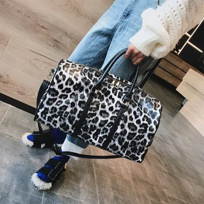 

2021 New Women pu Leather bag fashion cowhide Leopard bag soft skin women handbags high quality Short distance tote bag