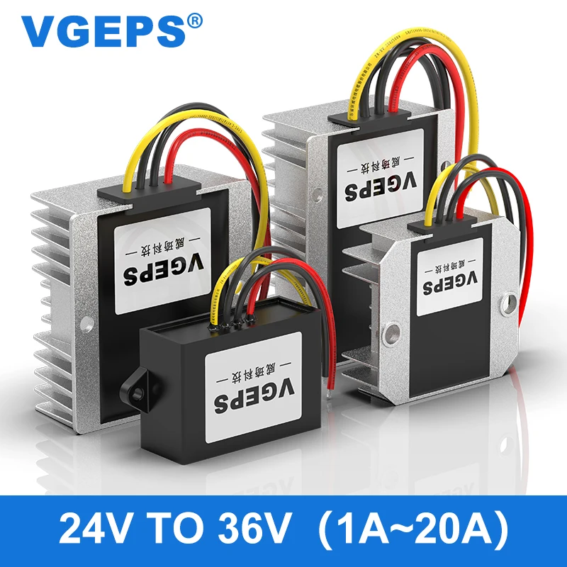 24V литр 36V Регулируемый преобразователь питания 18-32V постоянного тока до