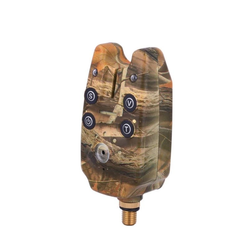 Водонепроницаемый сигнализатор укуса для рыбалки 2 светодиода синий светильник