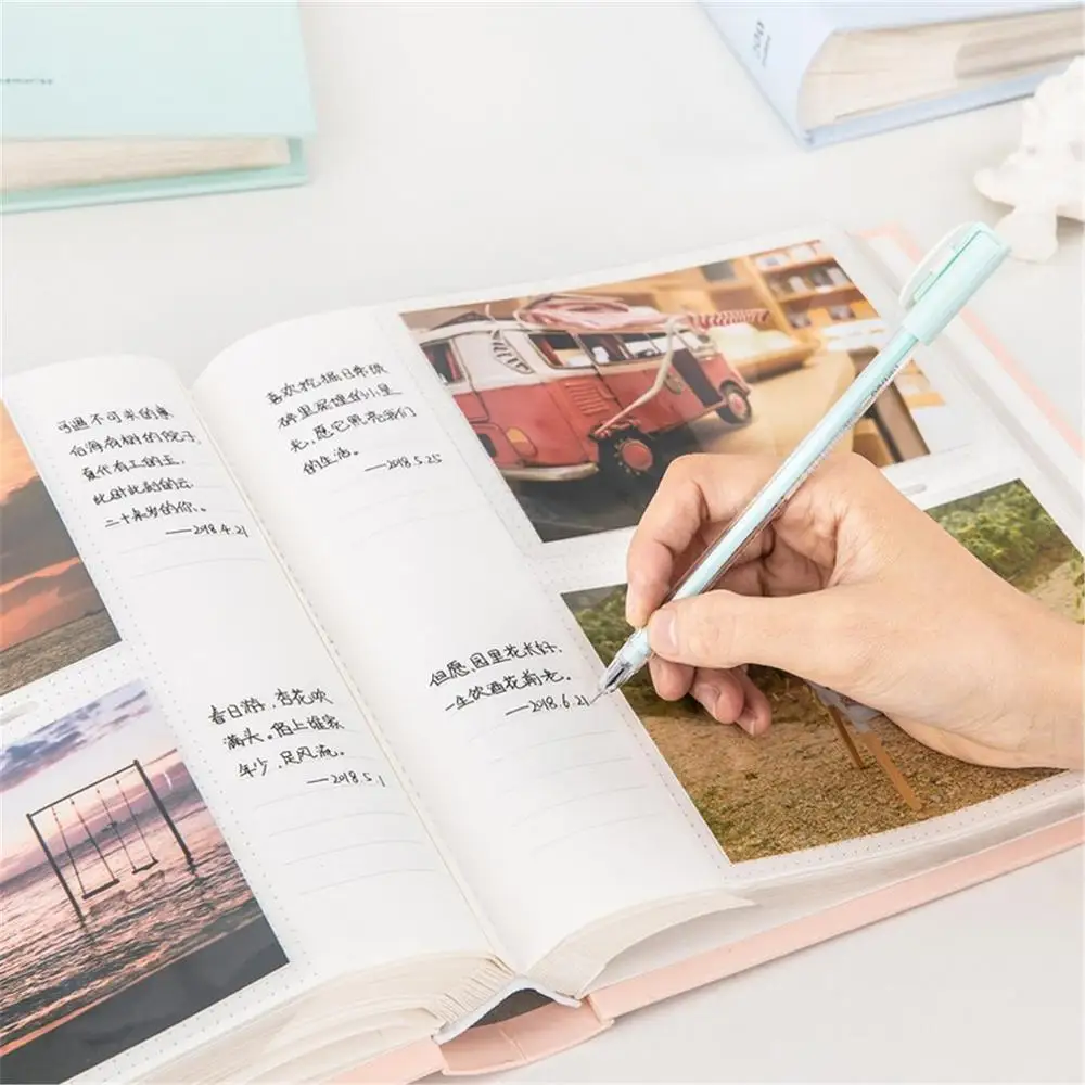6 дюймов 200 карманов одноцветная книга фотоальбомы рамка украшение для свадьбы