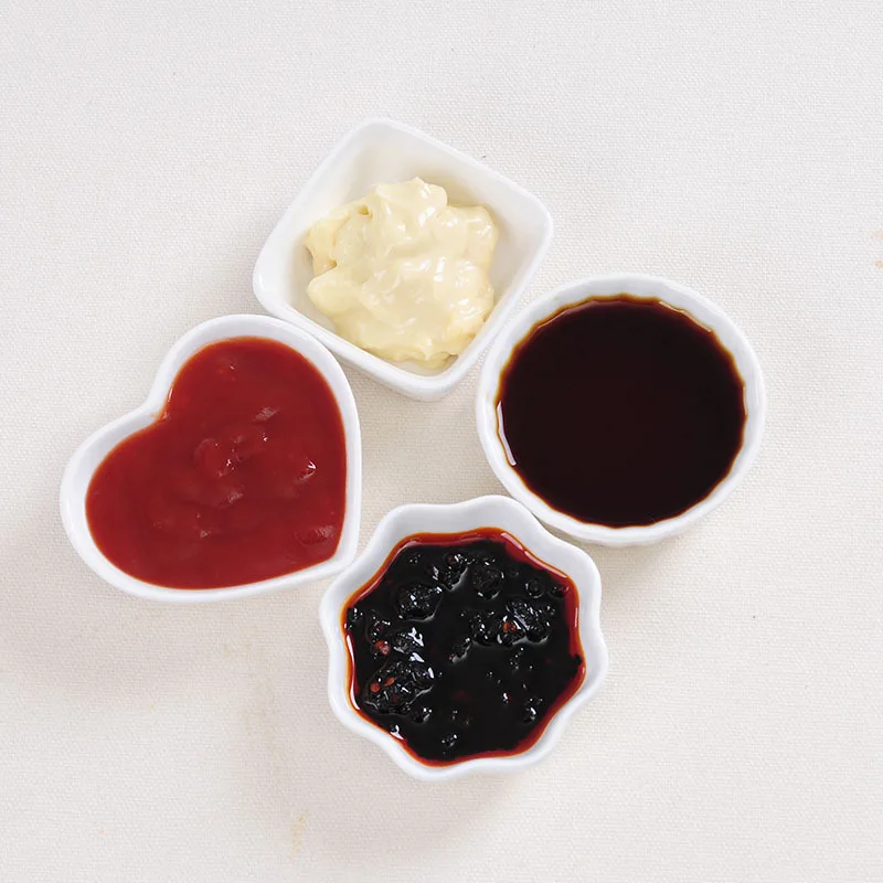 Творческий белый Керамика соуса японский Стиль приправа соус Уксус Кетчуп