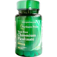 free shipping yeast free chromium picolinate 800 mcg 90 capsules