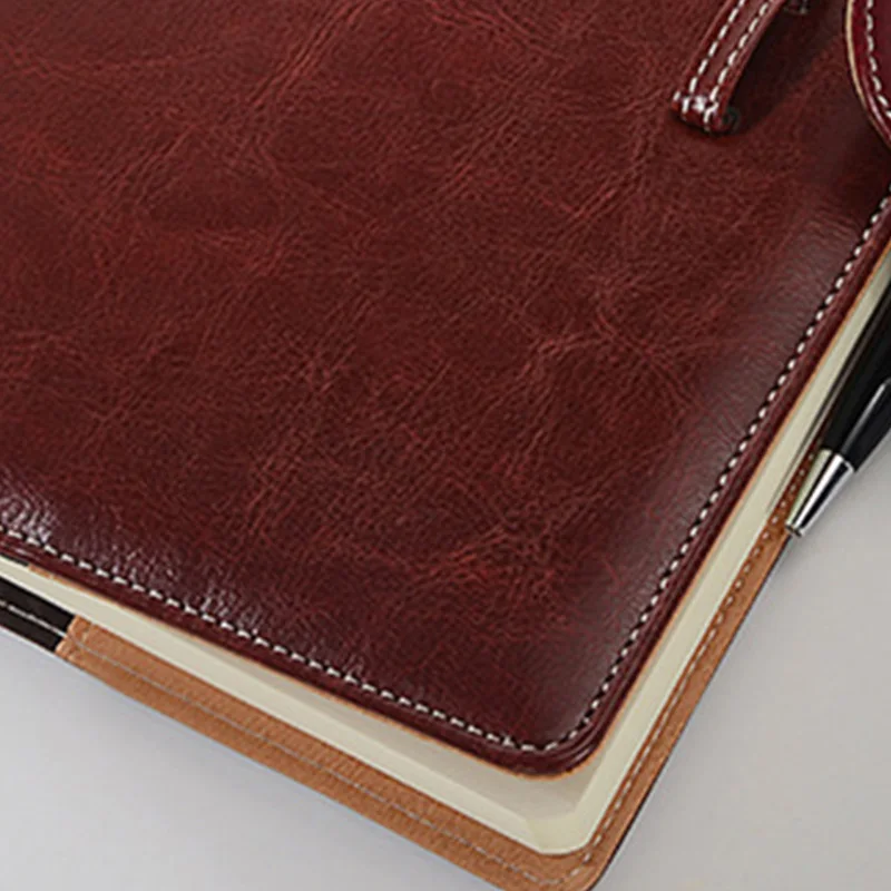 Офисная кожаная записная книжка B5 ежедневник блокнот А5 винтажный бизнес обложка