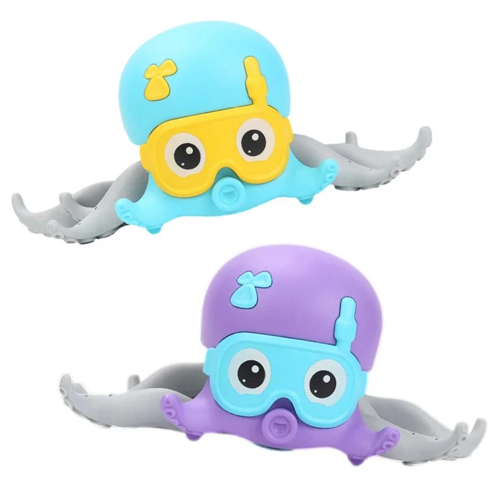 

Детские игрушки для купания Kawaii кукла осьминог, заводная цепочка, плавающие в воде детские игрушки для пляжа, в подарок для малышей