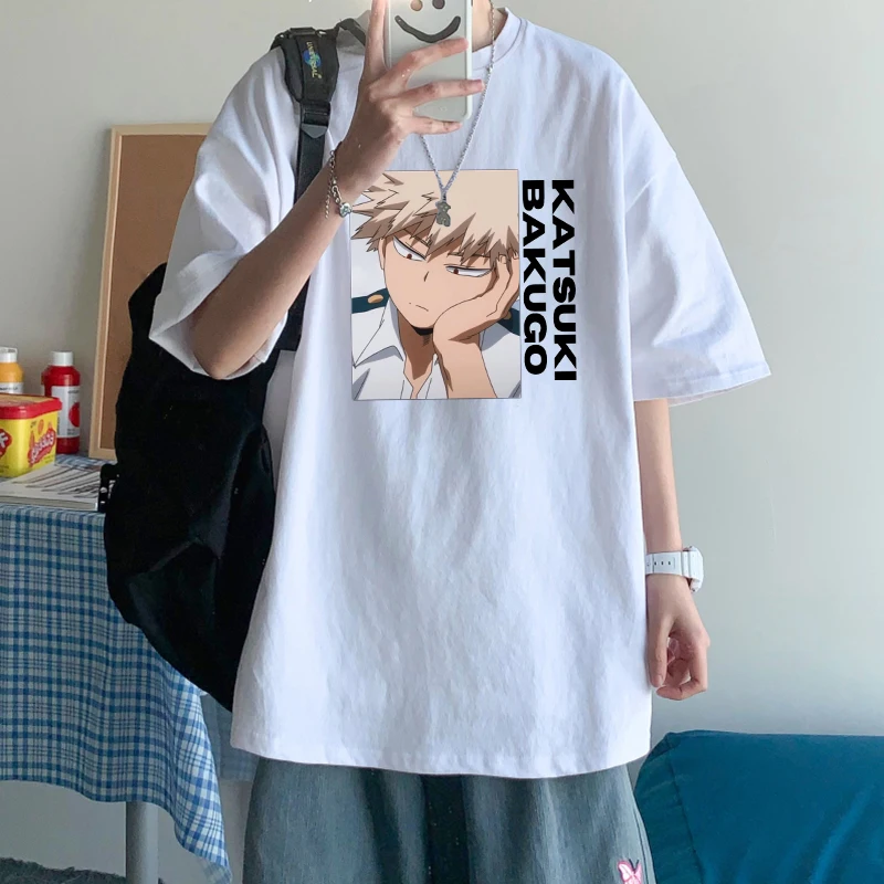 Футболки с рисунком аниме Моя геройская Академия в стиле Харадзюку Hawks мангой