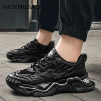 mens sneakers 2021 autumn platform shoes breathable trendy outdoor walking running casual sports shoes ual sports shoes tenis